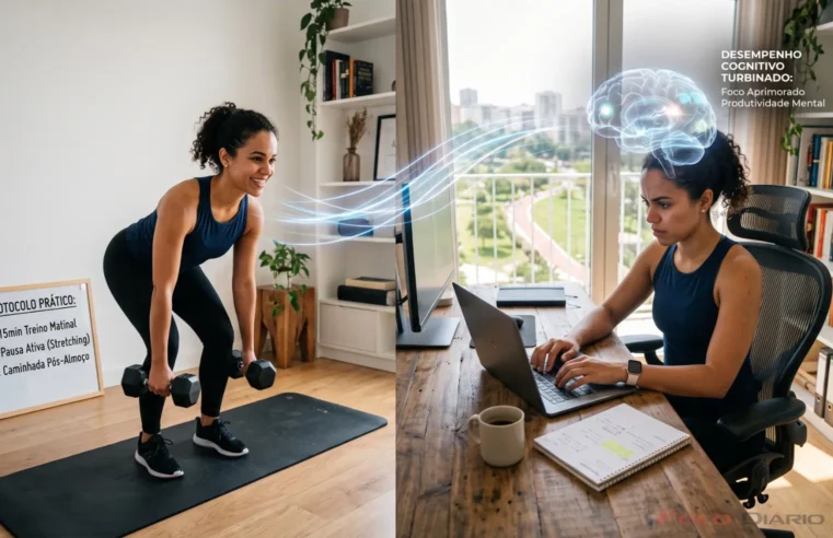 Relação entre exercício físico e produtividade.
