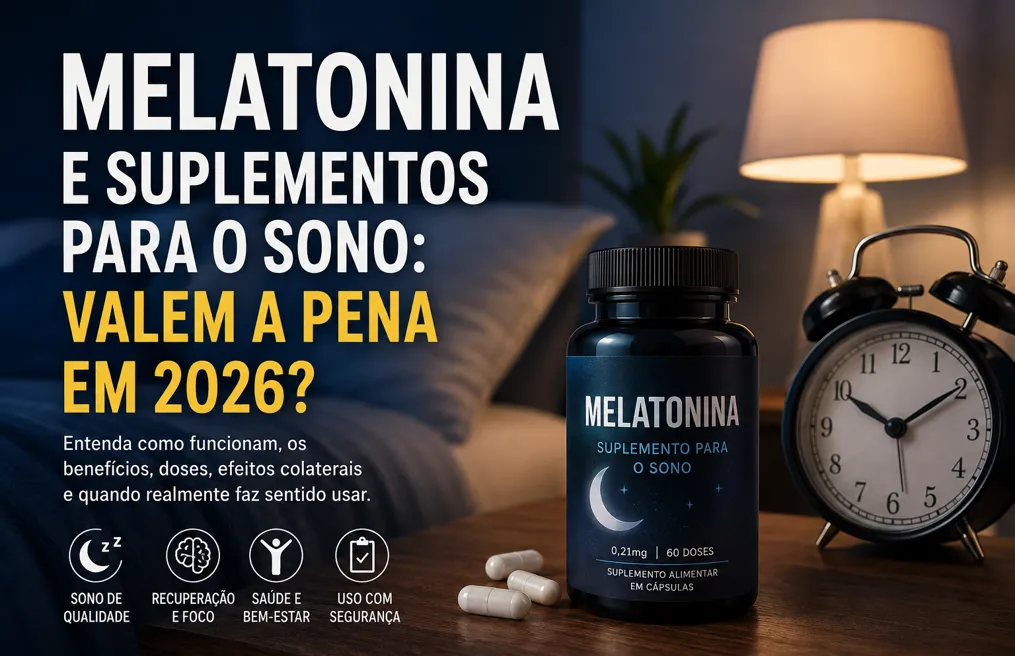 Melatonina Vale a Pena? Dose, Benefícios e Efeitos (2026)